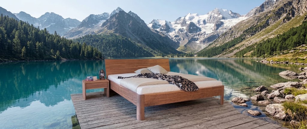 Bettrahmen Bondo am Bergsee